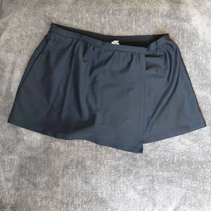 Croft & Barrow Bikini Bottom Skirt Skort Black Women's 16 Pre-Owned